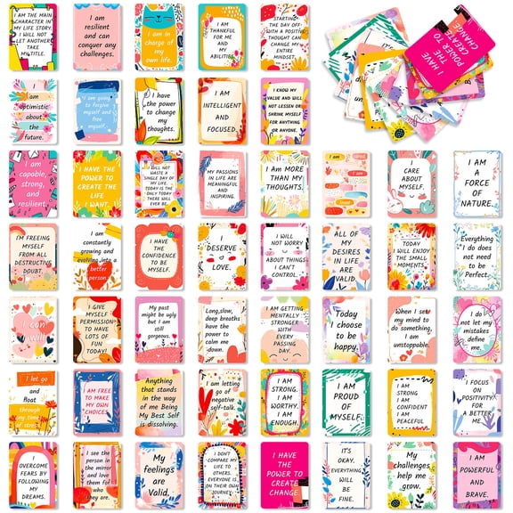 100 Pcs New English Inspirational Cards  Motivational Quotes for Workplace, Self-Discipline, Positive Affirmations, Encouragement Postcards Set for Employees, Colleagues, Students, and Friends