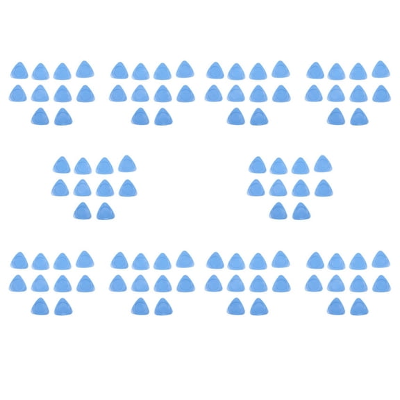 100 Pcs Opening Pry Tool for Cell Phone Mobile Phone Screen Case LCD PDA Laptop Repair /Guitar Pick Light Blue
