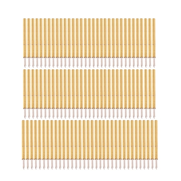100 Pcs P75-B1 Spring Test Probes Dia 1.02mm Length 15.85mm 100g for Conductive Test Tools Easy to Replace