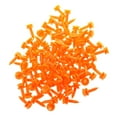 thumbnail image 1 of 100 Pcs/Pack Professional 25mm 0.98" Castle Golf Tees Orange, 1 of 6