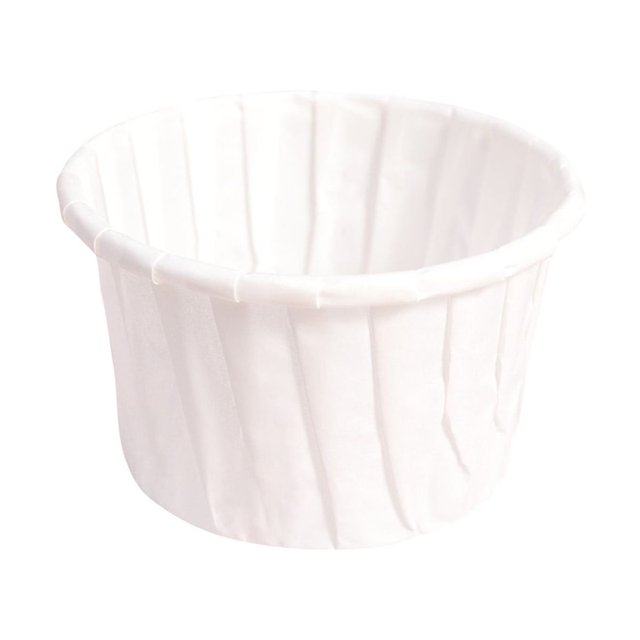100 Pcs Paper Dessert Bowls Muffin Cups Leakresistant Coating Curled Cake Cups Cupcake Liner