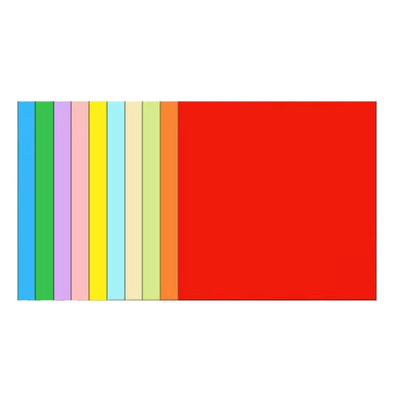 100 Pcs Paper Folding Paper Double Sided Square Paper Same Colour on Both Sides for Kids School Arts Crafts Projects