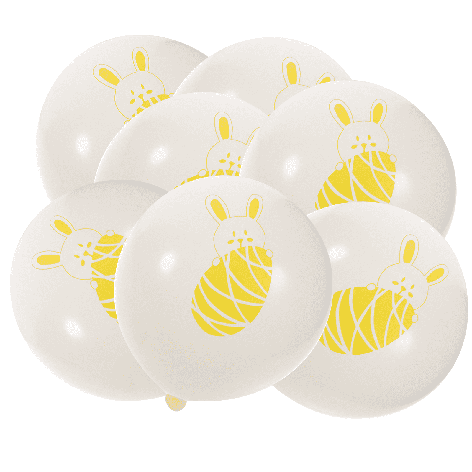 White Balloon Rabbit 100 Pcs Party Balloon Bunny Ornaments Holiday Supplies Baby - Walmart.com