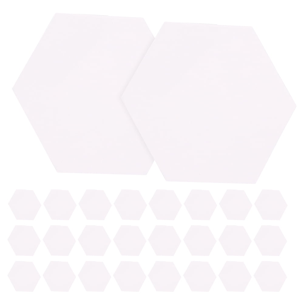 NUOBESTY 100stücke Patchwork Papierschablonen Für Diy Leere Muster Quilt-vorlagen Bastelbedarf Nähanfänger Kreative Formen Kompakte Robuste Verwendung