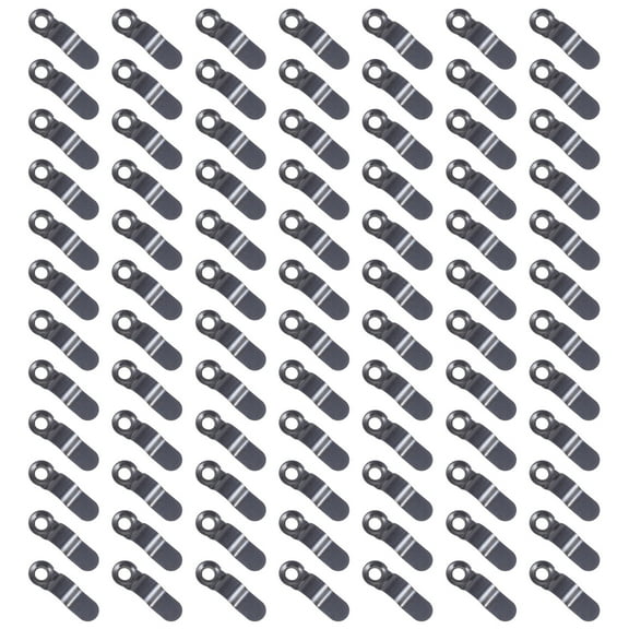 100-Pack Metal Photo Frame Backing Clips with Turn Buttons for Secure Fixing and Tablet Mounting Accessories