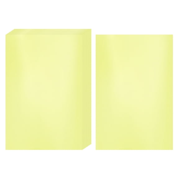 100 Pcs Photocard Sleeves, 61 x 91mm Kpop Card Protector Holder, Yellow