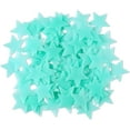 thumbnail image 1 of 100 Pcs Pink Glow in The Dark Luminous Stars Fluorescent Noctilucent Plastic Wall Stickers Murals Decals for Home Art Decor Ceiling Wall Decorate Kids Babys Bedroom Room Decorations, 1 of 6