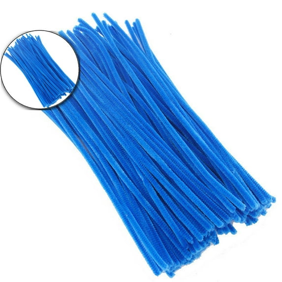 100 Pcs Pipe Cleaner Stems, DIY Floral Craft Supplies, Assorted Art Project Materials for Bouquet Making Use
