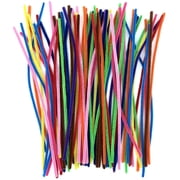 NOGIS 100 Pcs Pipe Cleaners Chenille stalks for DIY Crafts Decorations Creative School Projects 6 mm x 12 Inch, Assorted Bright Colors 10 Colors