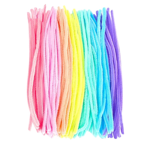 100 Pcs Pipe Cleaners for DIY Flower Crafting - Flexible Twisting Rods for Handmade Bouquets - Ideal for All Ages