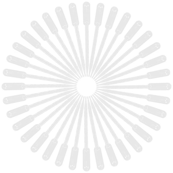 HOMEMAXS 100 pcs Disposable Plastic Dropper Transfer Liquid Pipettes Calibrated Dropper for Laboratory