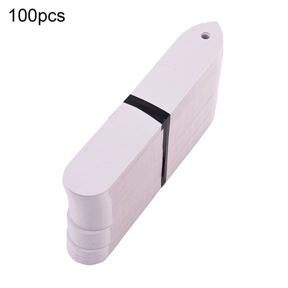 100 Pcs Plant Tags 4-Inch Plastic Waterproof Plant Labels for Seedling, Vegetable Gardening Tags Anti-deform Plastic Plant Tags Potted Flower Classification Sign Marks for Yard