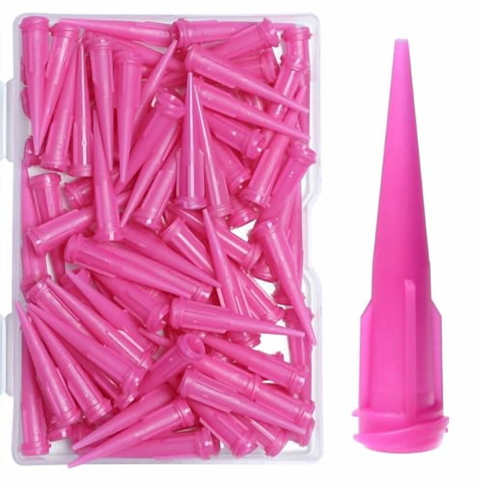 100 Pcs Plastic Dispenser Tips,Glue Tips for Glue Bottles,Adhesive ...