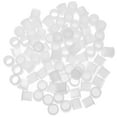 100 Pcs Plastic Plug Wine Bottles Seasoning Bottle Caps Tattoo Ink Cap