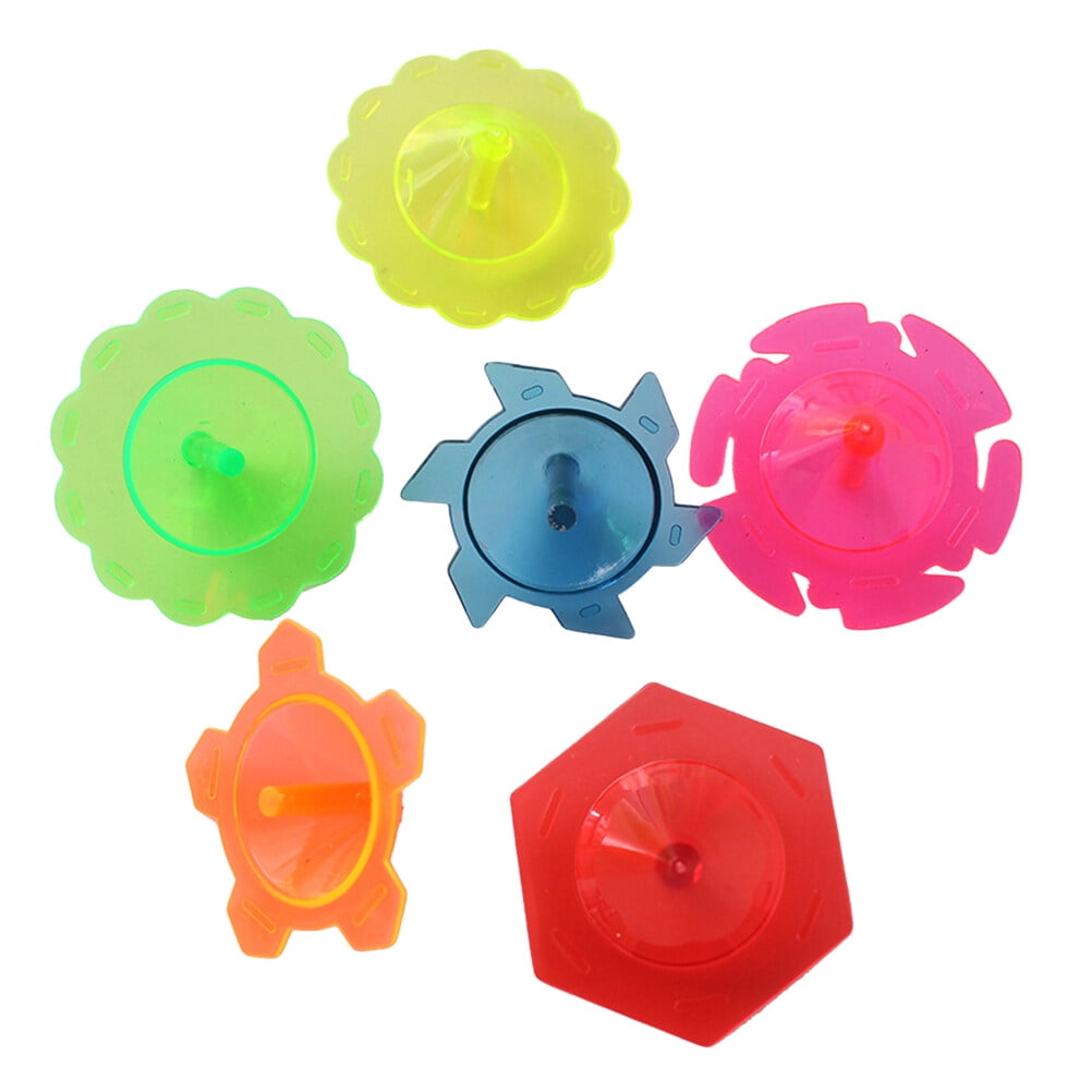 100 Pcs Plastic Spinning Top Gyroscope Bleyblades Rotary Top Portable ...