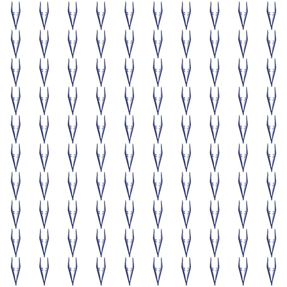 100 Pcs Plastic Tweezers, 5 Inch / 13 CM Disposable Forceps with Serrated Pointed Tips, Blue Utility Tweezers for First Aid Kits, Science Lab, Crafts, Dressing, Teaching Supplies