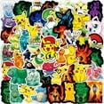 thumbnail image 1 of 100 Pcs Pokémon Anime Stickers Cartoon Waterproof Stickers for Water Bottles, Laptop,Bumper,Computer Stickers and Decals, 1 of 4