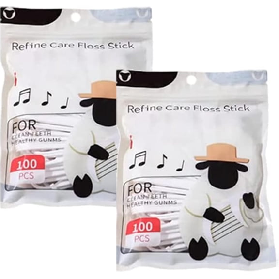 100 Pcs Portable Automatic Floss Dispenser - Upgrade Dental Floss Organizer/Case, Travel & Family Dental Floss Storage