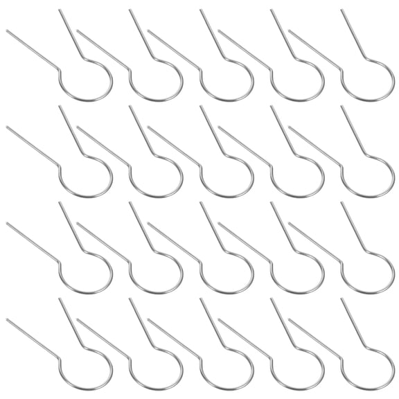 100 Pcs Pottery Hangings Ceramics Tools High Temperature Pins Burn R-shaped Needle High Temperature Clay Hook R Clip