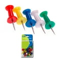 thumbnail image 1 of 100 Pcs Push Pin Thumb Tack Multi Color 3/8" Drawing Cork Board Office Pushpin, 1 of 2