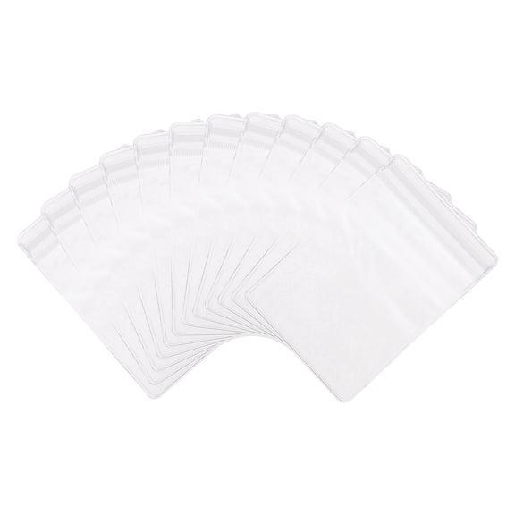 100 Pcs Pvc Bags to Pack Jewelry Cute Packaging Supplies Transparent Closure Pockets