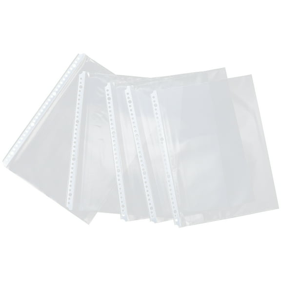 100 Pcs Recycle Folder Inner Pocket Paper Protectors Office