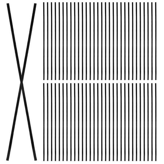 100 Pcs Reed Sticks Diffuser Refill Rattan Replacement Reeds Black