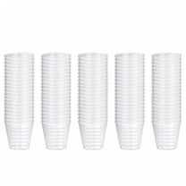 100 Pcs Reusable Plastic Shot Glasses 30ml Shot Cups For Party Clear Shot Cups Strong Durable Cups For Banquets Party