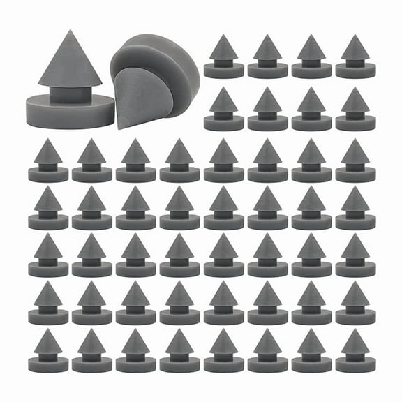 100 Pcs Rubber Door Silencers,Door Anti Collision Silencers Heavy Duty Rubber Door Silencers 1/2 Inch