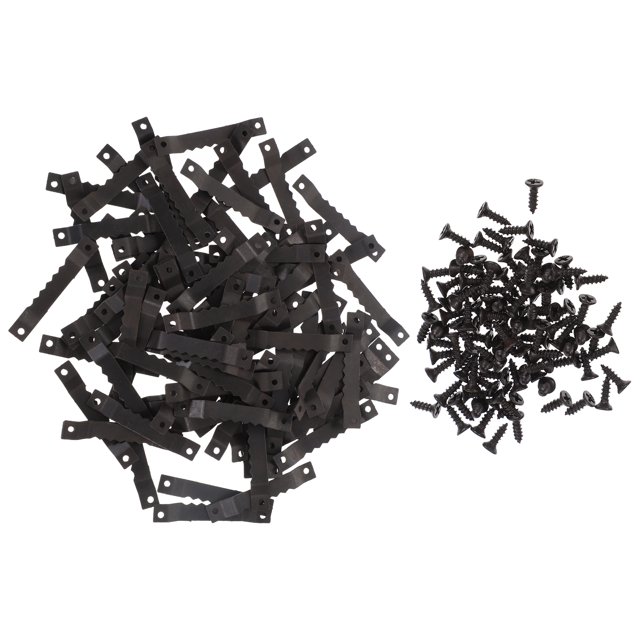100 Pcs Sawtooth Photo Frame Hook Picture Hooks for Wall Mounting