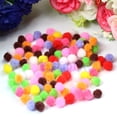 thumbnail image 1 of 100 Pcs/Set Assorted 8mm Mixed Color Soft Fluffy Pom Poms Pompoms Hot, 1 of 1