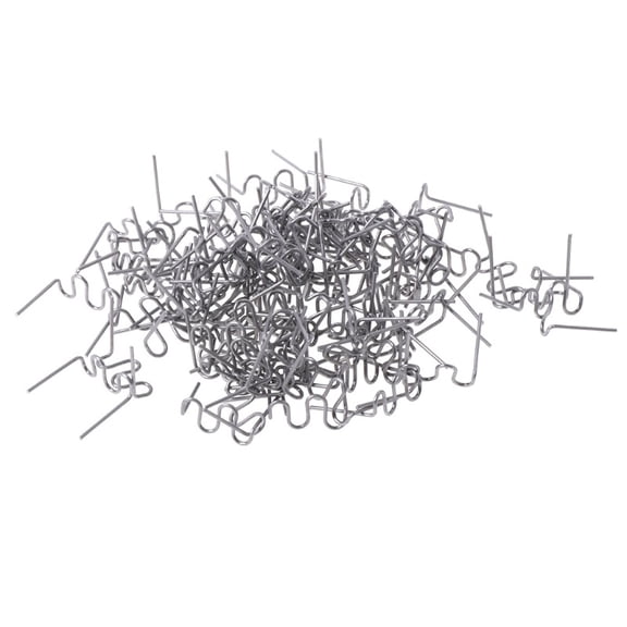 100 Pcs/Set Precut 0.8mm Wave Flat Hot Staples For Plastic Stapler Repair Welder
