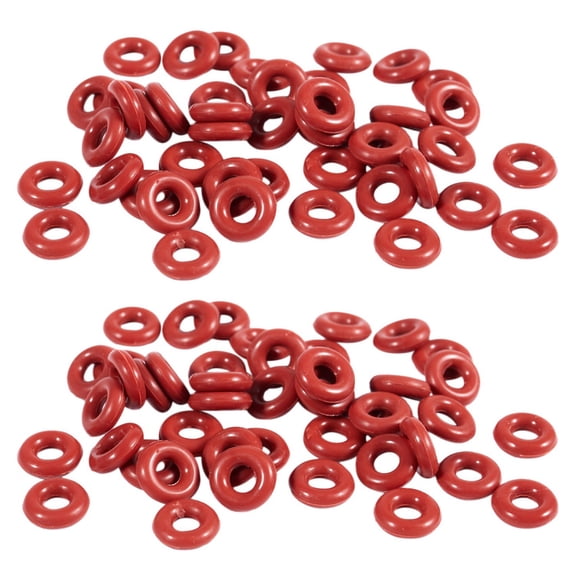 100 Pcs Silicone O Ring Seal Sealing Gasket 3mm x 8mm 2.5mm