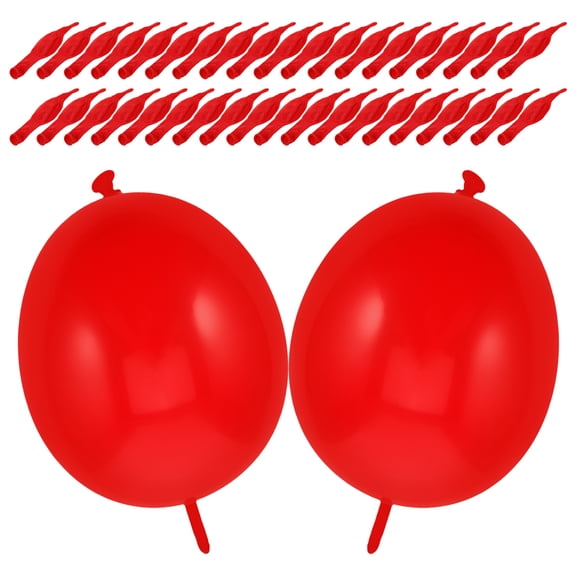 100 Pcs Small Nozzle Styling Balloons Bride Father