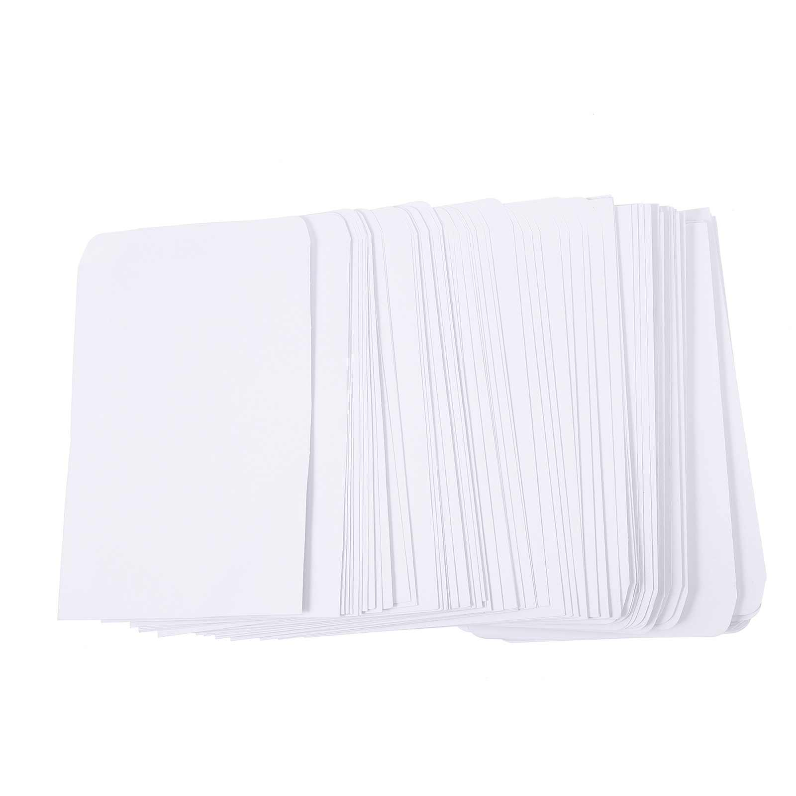 100 Pcs Small Parts Envelopes Mail Sack No Word Bag Photo Storage White