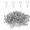 thumbnail image 1 of 100 Pcs Small Screw Hooks, 1/2 Inch Mini Screw in Jewelry Hooks Tiny Metal Cup Hooks Screw in Wall Hooks Ceiling Hooks for Crafts Keys Plants String Lights Decors, 1 of 8