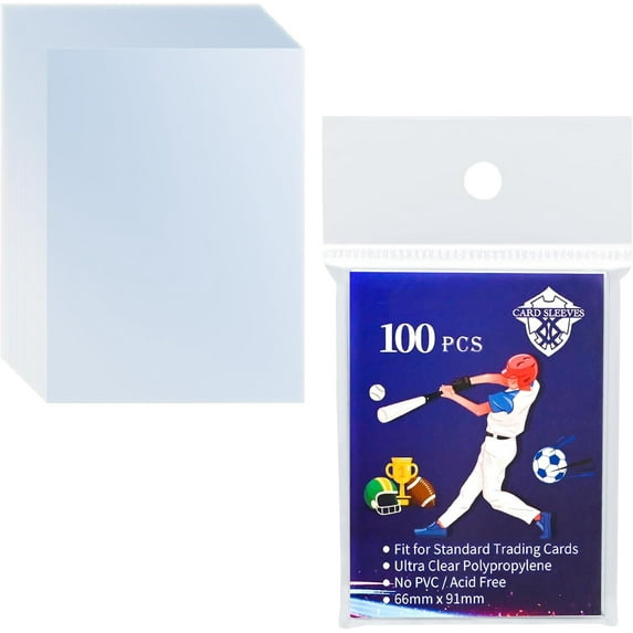 DuelSpec Sleeves PSA Grading Supplies 200 Pcs Card Protection Set - 100 Team Bags Double Opening Sleeves DuelSpec Sleeves PSA Grading Supplies 200 Pcs Card Protection Set - 100 Team Bags Double Opening Sleeves