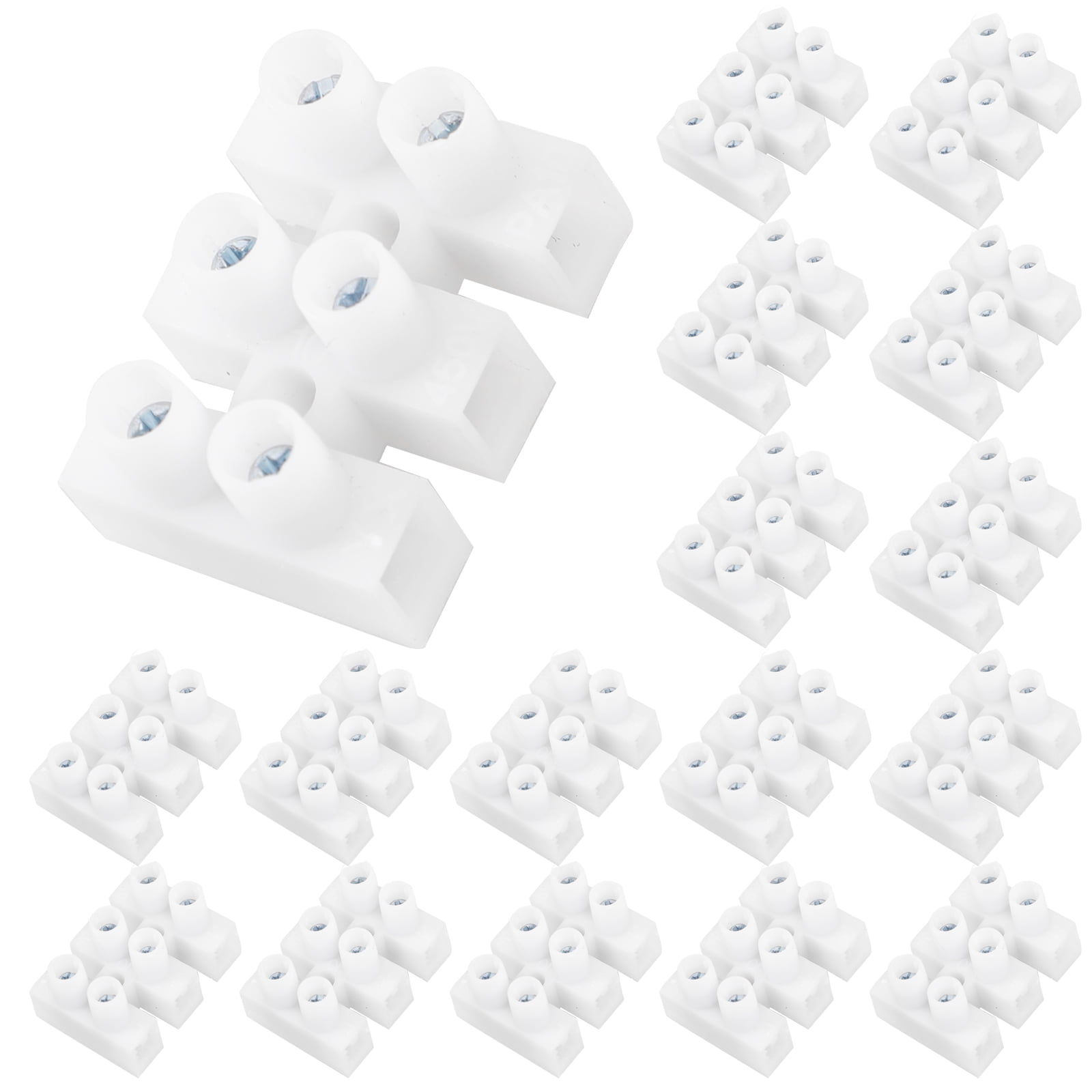 100 Pcs Speakers Light Strip Terminal Block Screw Type Quick Connect