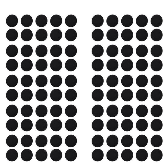 100 Pcs Sponges Protective Measures Soft Black Ear Cover Cushion for Headphone 5cm