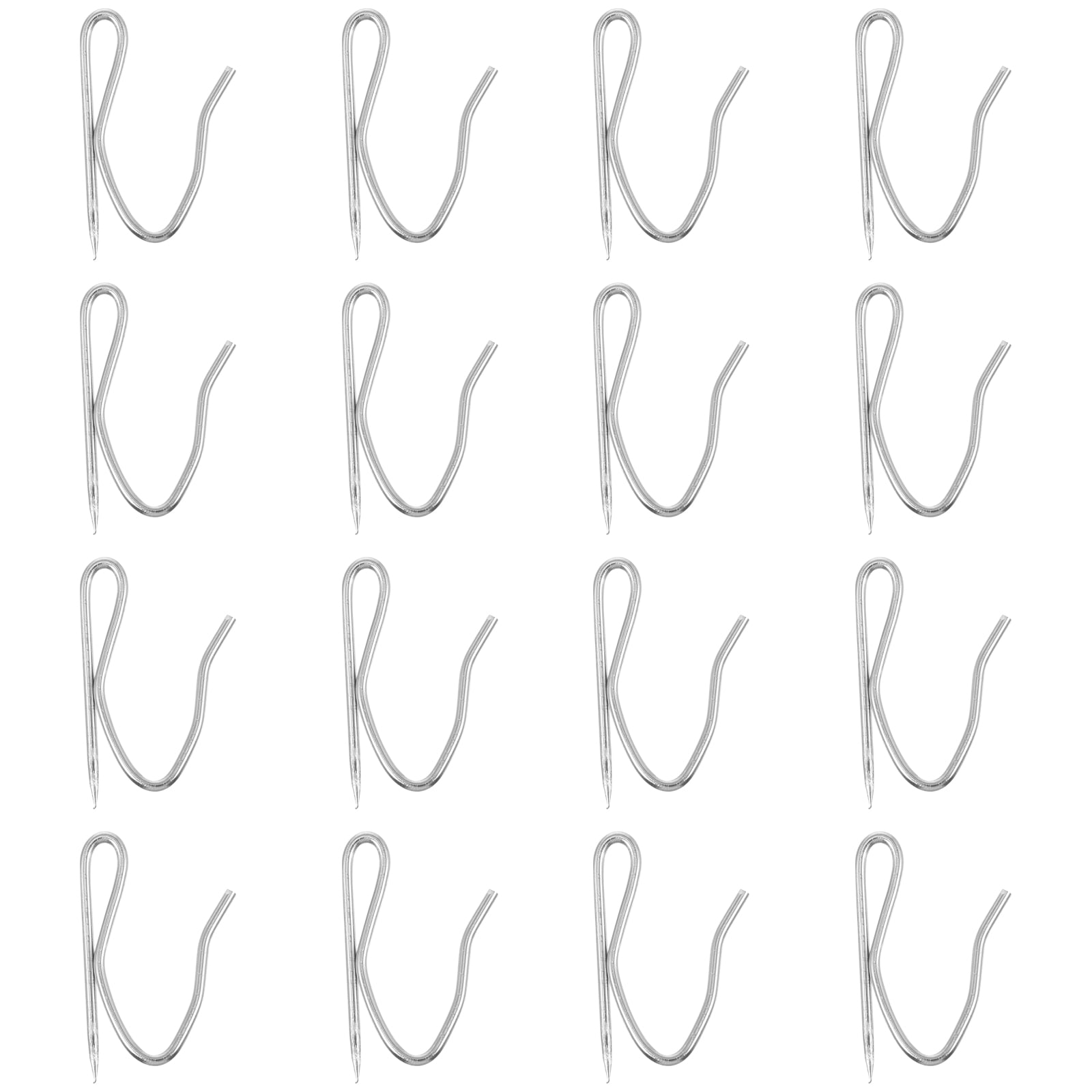 100 Pcs Stainless Steel SShape Curtain Hook Curtain Auxiliary