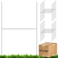 thumbnail image 1 of 100 Pcs  Stakes Metal 15"x10" H Frame Wire Yard Stakes Use with Corrugated Sign Metal Holder for Advertising Party Decorations Outdoor Lawn Garden Garage House, 1 of 7