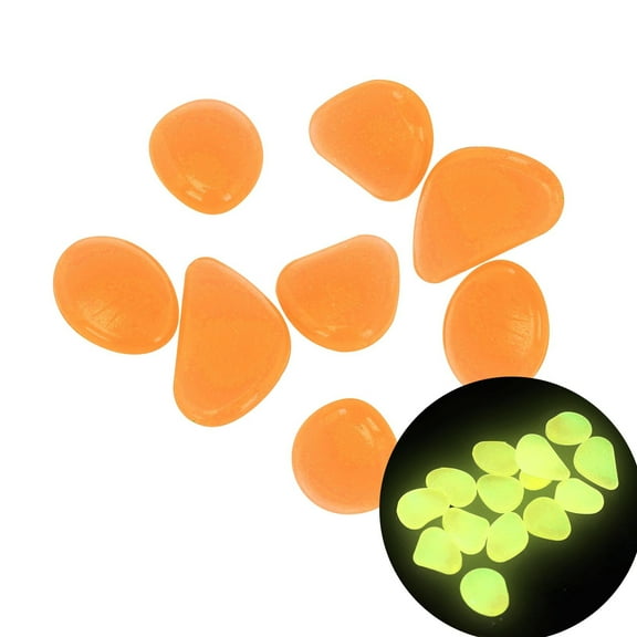 100 Pcs Stone Clearance! Nomeni Luminous Stone Gardening Fish Tank Landscaping Luminous Stone 100Pcs, Home Decor Promotion Sale!