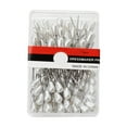 thumbnail image 1 of 100 Pcs Str-aight Pins Set | Sharp Cross Positioning Needle Kit | Perfect for Jewelry Making and Craft Sewing, 1 of 2