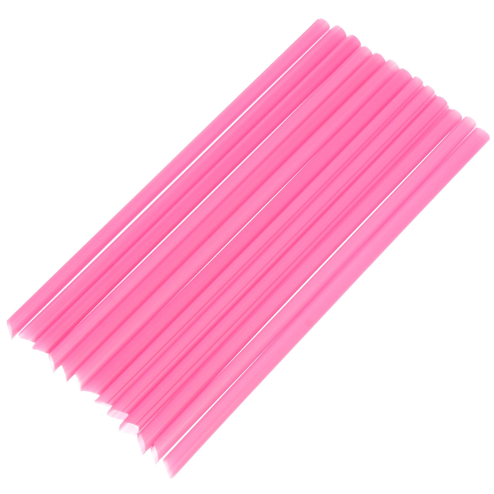 100 Pcs Straw Straws Novelty Disposable Love Pink Plastic - Walmart.com