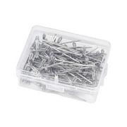100 Pcs Metal T-Pins Wig Making Essentials Wig Styling Tools Wig Maintenance Tools C Curved Needles T-Pins Wig