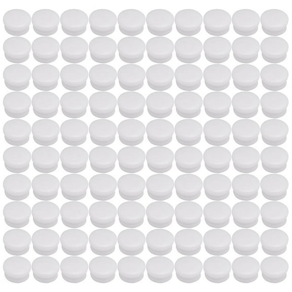 100 Pcs T3 SNAPS Studs Scrapbook Sewing Buttons White