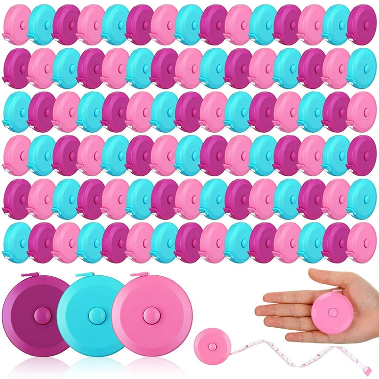 Narrow 60 Pink and Blue Measuring Tapes