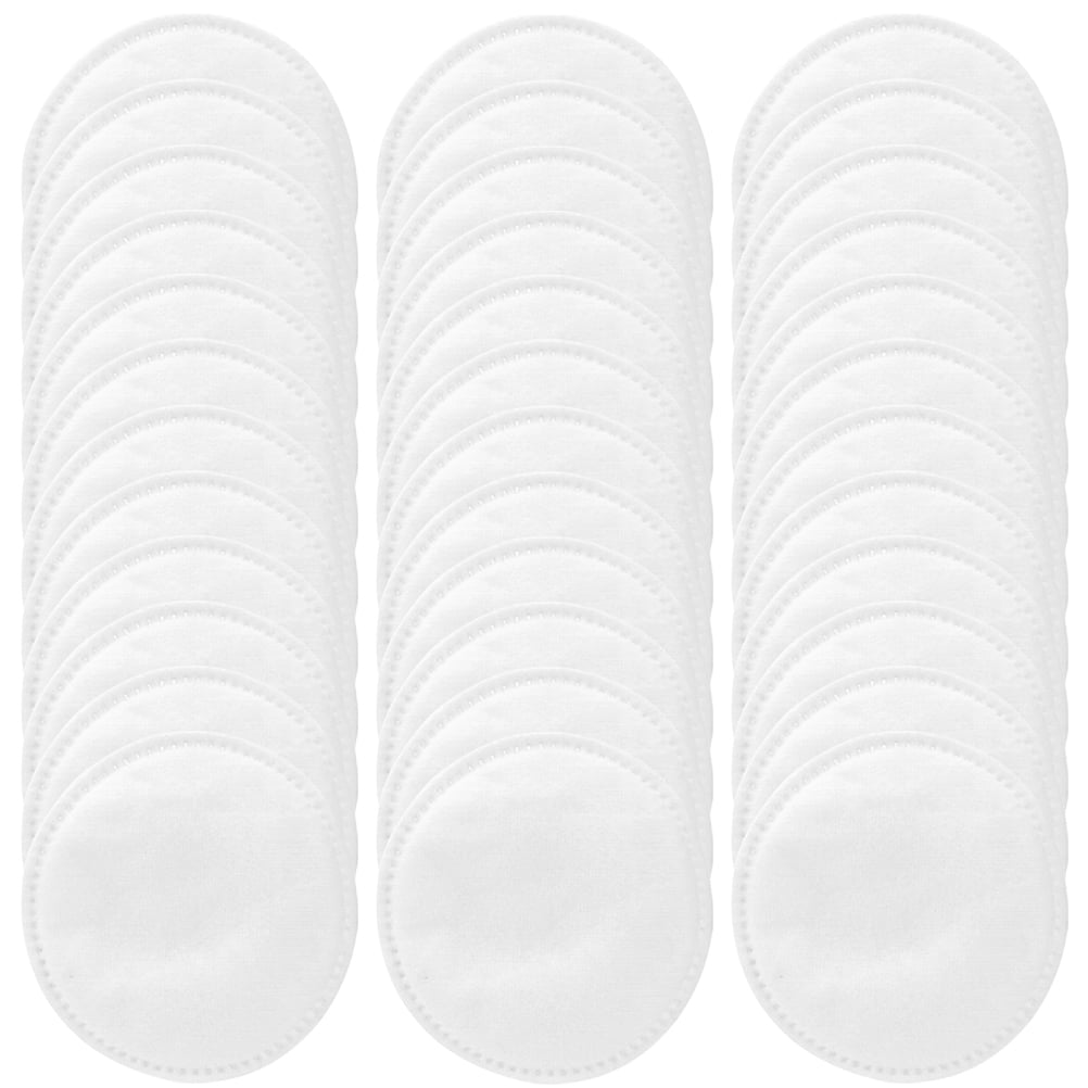 100 Pcs Thick Overlock Cotton Face Masks Makeup Remover Pads Cosmetic Accessory Supply Travel Compact Household White Non-woven Fabric