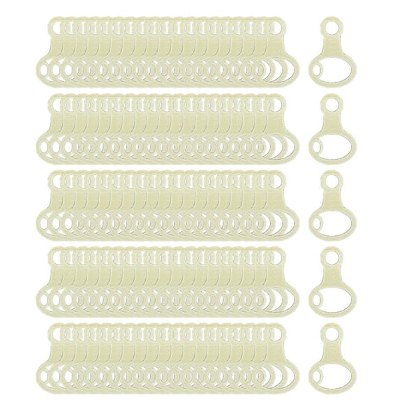 100 Pcs Thread Drop Wooden Embroidery Floss Organizers Floss Drops Crosses Stitching Thread Organizers Sewing Tools