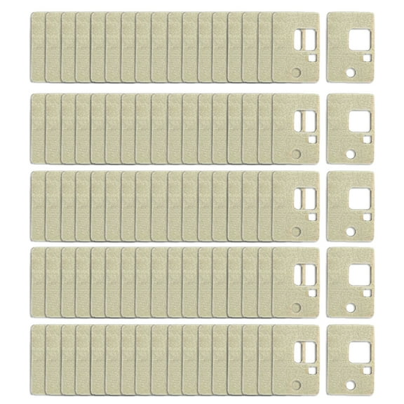 100 Pcs Thread Drop Wooden Embroidery Floss Organizers Floss Drops Crosses Stitching Thread Organizers Sewing Tools